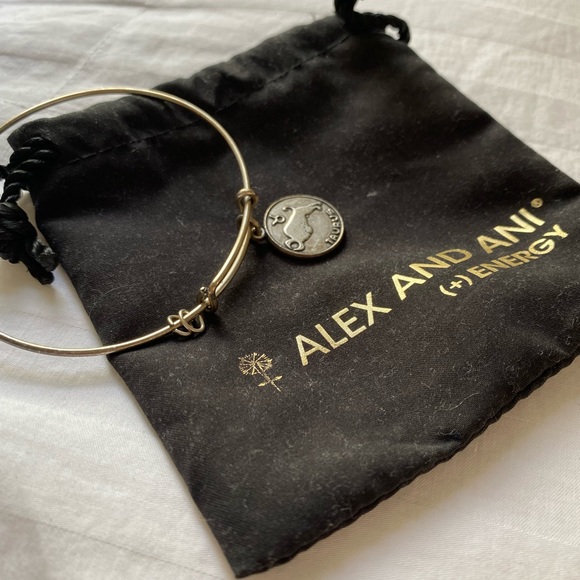 Alex and Ani Silver Taurus Zodiac Sign Bracelet - Picture 10 of 10